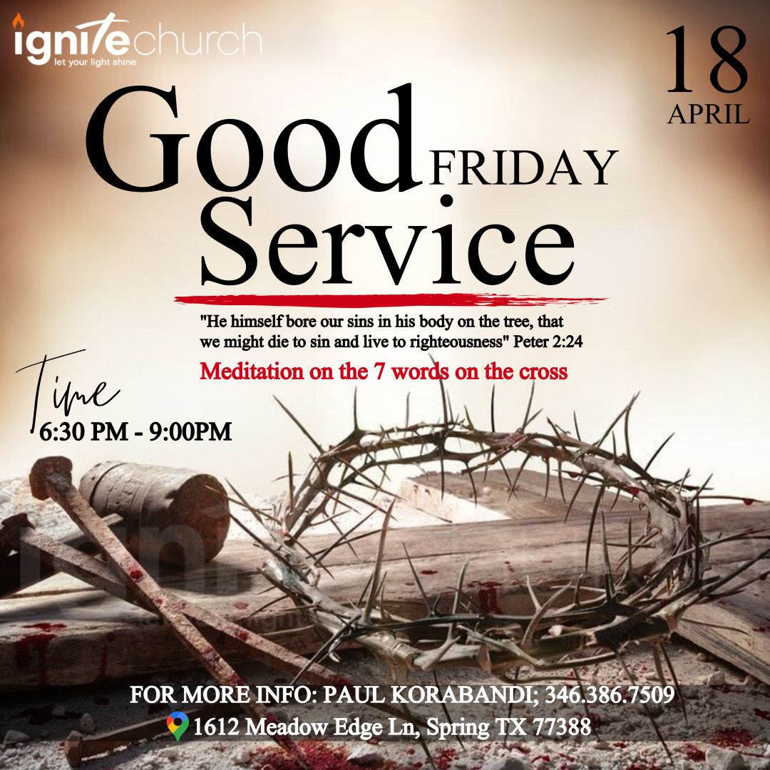 Good FRIDAY Service